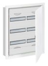 ABB Striebel & John U42R3 small distribution board, flush-mounted 3-row, with frame and door, 2CPX071709R9999