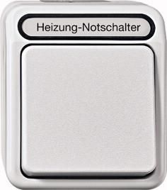 MERTEN MEG3449-8029 Heating emergency switch 2-pole light grey
