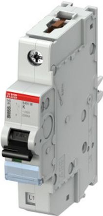 ABB Stotz-Kontakt S401M-K6, circuit breaker K, 6A, 10kA, 1P, pluggable, 2CCS571001R0377