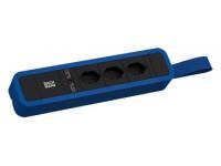 Bachmann 350.344 PRIMO 2 3xCH 90° 2 0m T12 RAL5010 power strip