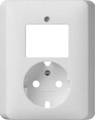 Gira 092804 cover combination SCHUKO change system 55 pure white matt