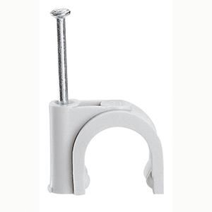 Legrand 031526 nail clamp CABLE 7mm, (grey)