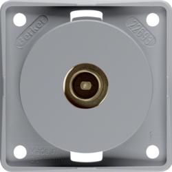 Berker 945112516 Antenna junction box TV grey, matt Integro inserts