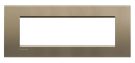 Bticino LNA4807SQ Light frame SQUARE 7-module, (Bronze)