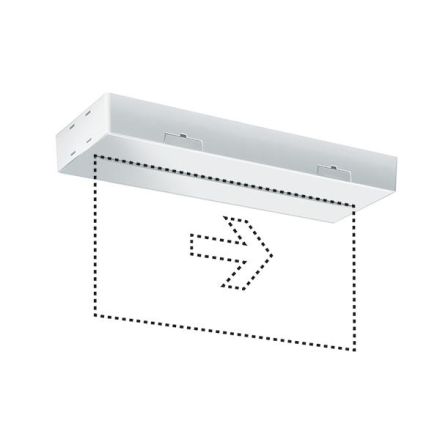 EsyLux EN10077210 LED emergency light SLX 32 LEDi display 3h white