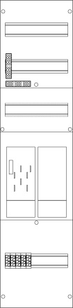 F-TRONIC 7120119 EH6 meter panel 1 panel 1050mm