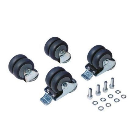 Schäfer IT-Systems 506790300 IS-1 swivel castors packed accessories