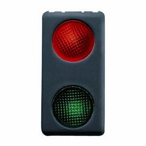 Gewiss GW21608 2Cover Red/Green 1M 12V/24V AC/DC sw light signal