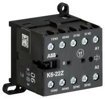 ABB Stotz-Kontakt K6-22Z-01, miniature auxiliary contactor 24V 40-450Hz, GJH1211001R0221