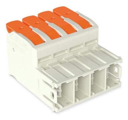 Wago 832-1204 100% mismating protected light grey 1-conductor pin strip
