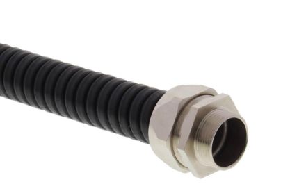 Wiska 10109009 BMCG-PVC-C-16-BK RAL 9005 NW16 steel protective hose