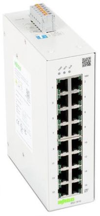 Wago 852-1816 16-Port 1000BASE-T Lean Managed Switch