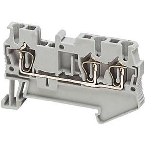 Schneider Electric NSYTRR23 Linergy 2.5qmm 24A 1x2 spring grey terminal block