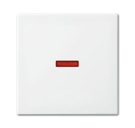 Busch-Jaeger 1789-914 rocker switch, with small red dome alpine white
