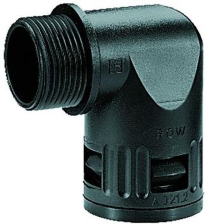 Flexa 15020036225 RQW-M AD21,2 M25x1,5 black angle screw connection