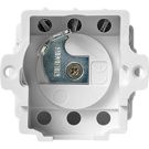 Jung 834.28GEINS key switch insert, die-cast aluminum, blind reversing switch, 2-pole (2 drives), WG 800