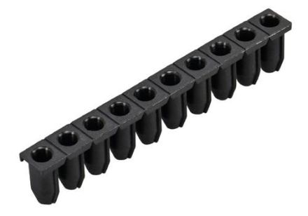 Wieland 05.561.6753.0 LEL 2,5/3 BLACK conductor entry strip