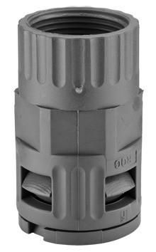 Flexa 15020078040 RQG2-M AD42.5 M40x1.5 grey plastic quick screw connection