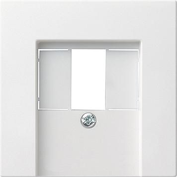 Gira 027627 cover TAE+Stereo+USB System 55 pure white matt