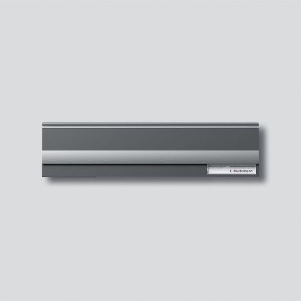 Siedle BE 611-4/1-0 DG letter slot flap in dark grey mica