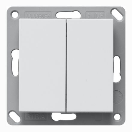 GIRA 246203 Bluetooth wall transmitter System 55 | 2-way | pure white glossy