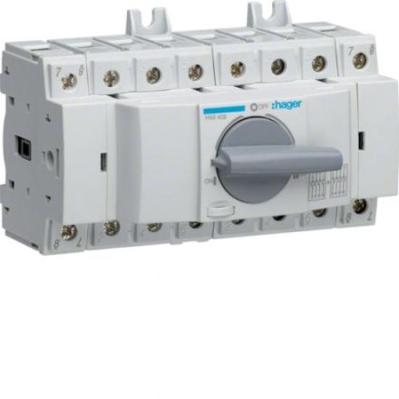 Hager HIM408 load changeover switch 4-pole 80A