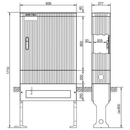 ABN SK177A column BH5 max.7 installation units