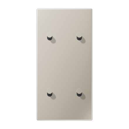 Jung ES12-25K1 cover with rocker arm, cone, 2-way, 2 x 2 rocker arms, vertical, series LS 1912, stainless steel