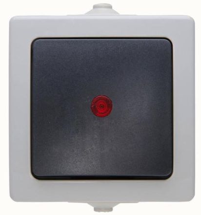 Kopp 5666.5600.2 NAUTIC AP FR grey control switch