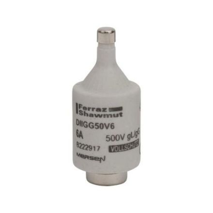 Mersen 00597.006700 597.0067 DII 6A 500V gG D-fuse link