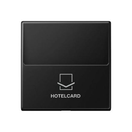 Jung A590CARDSWM Hotelcard switch (without button insert), Hotelcard, Series A, graphite black matt