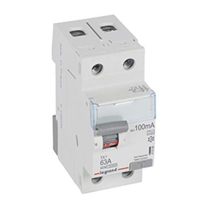 Legrand 411566 RCD/MCB TX3 63A 2P 100MA A