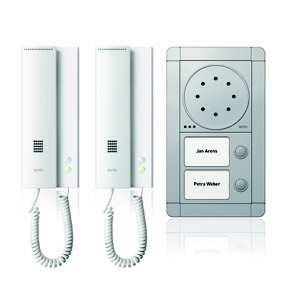 Ritto 1891220 Portier Audio Set 2 WE, silver/white