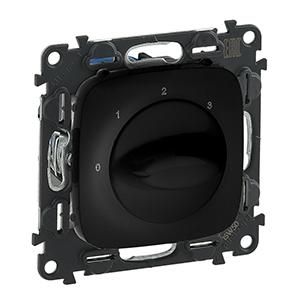 Legrand 755178 rotary switch Valena Allure 0-1-2-3 SW, (black)