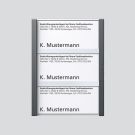 Siedle 200029959-00 Nameplate complete for TM 612-3/BTM 650-03 DG