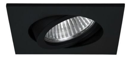 Brumberg 12376083 350mA 3W 3000K black LED recessed ceiling spotlight