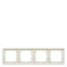 Siemens 5TG1324 frame titanium white 4-way 295x82