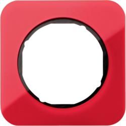 Berker 10112344 frame red transparent/black gloss Berker R.1