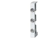 Siemens 5SG6206 NEOZED bus-mounting fuse base SR60 3P D02 63A 400V 27mm wide