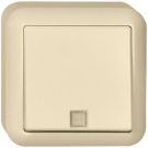 ELSO 382610 AP button 10A illuminated CONTURA pearl white