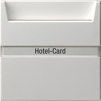 Gira 014027 Hotel card button BSF System 55 pure white matt