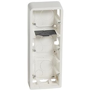 Legrand 080283 surface-mounted housing MOSAIC 3x2mod vert. ws, (white)