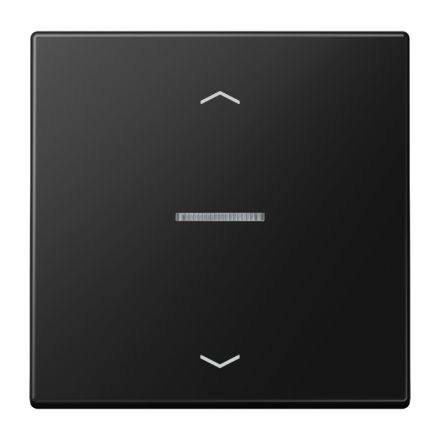 JUNG BTLS17101PSWM described. Push button sensor JUNG HOME LS series | 1-way, arrows | graphite black matt