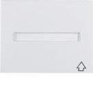 Berker 11547109 intermediate ring with hinged lid and labelling field polar white, glossy Berker K.