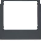 Berker 13197006 design frame square accessories anthracite matt