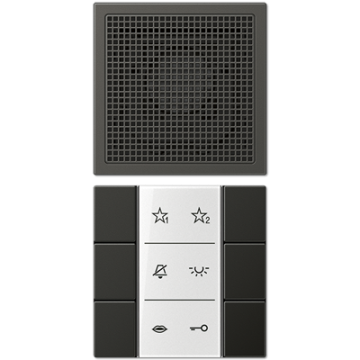 Jung SIAIAL6AN audio indoor station, LS series, anthracite (painted aluminum)
