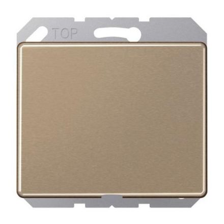 Jung SL590AGB cable outlet with strain relief, painted aluminium, SL series, gold-bronze