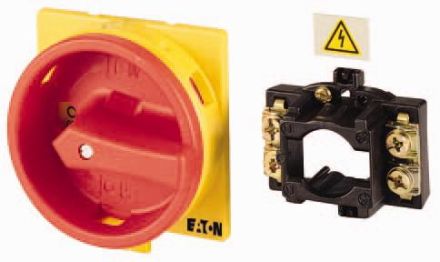 Eaton V/EA/SVB-T5 conversion kit to main switch, handle red/yellow, for T5B, T5 , 045065