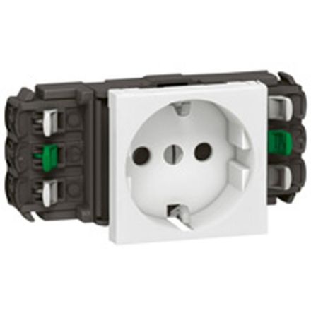 Legrand 077401 socket MOSAIC 1F DLP SL+KS WS , (white)