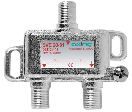 Axing SVE02001 2-way SAT distributor basic-line
